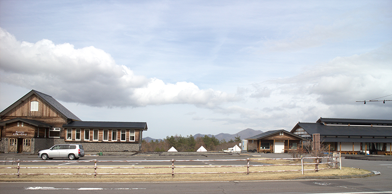 群馬県嬬恋村の浅間六里ヶ原(ろくりがはら)休憩所