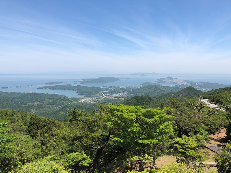 朝熊山展望台からの景色