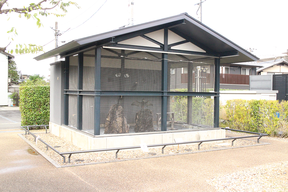 長良川うかいミュージアムの小屋