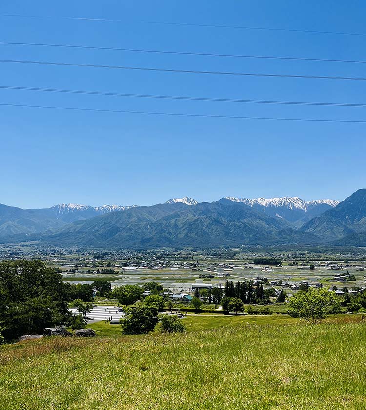 安曇野市の風景