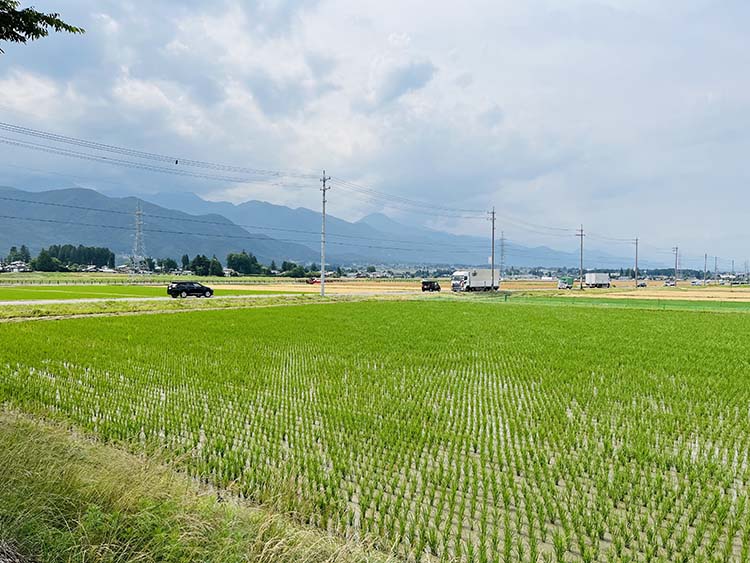 安曇野市の風景