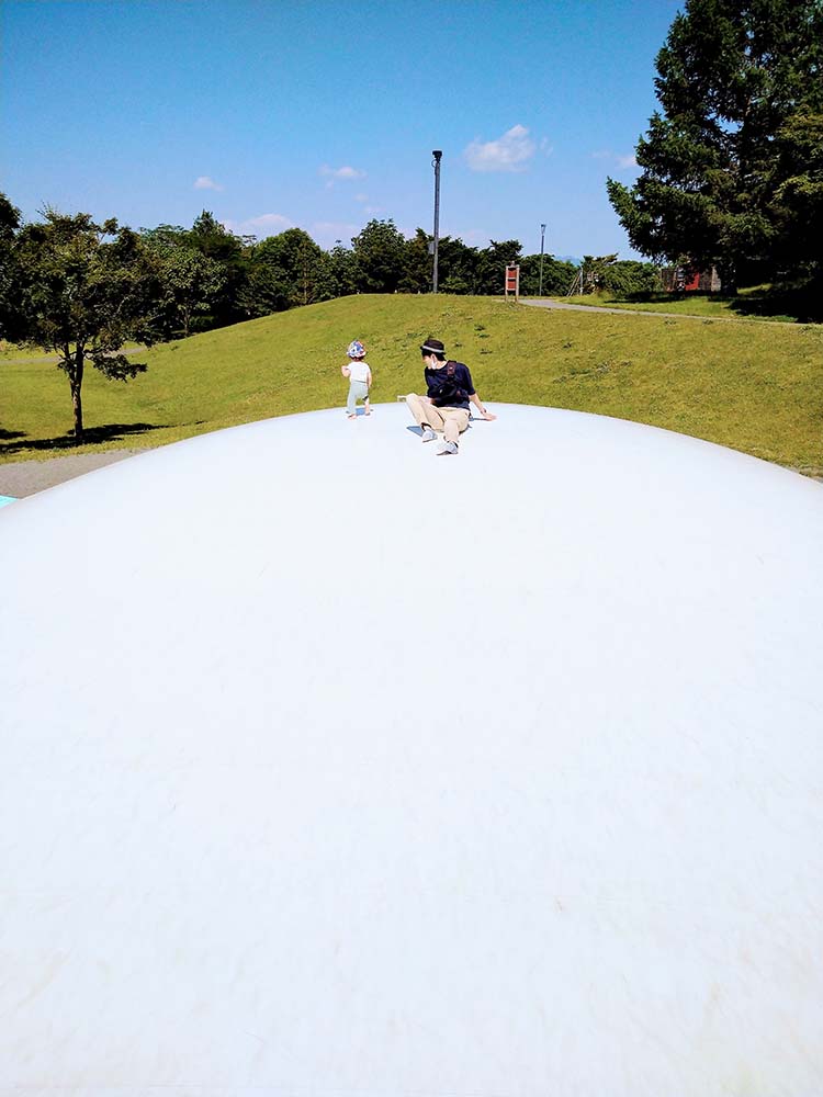 国営アルプスあづみの公園のマシュマロドーム