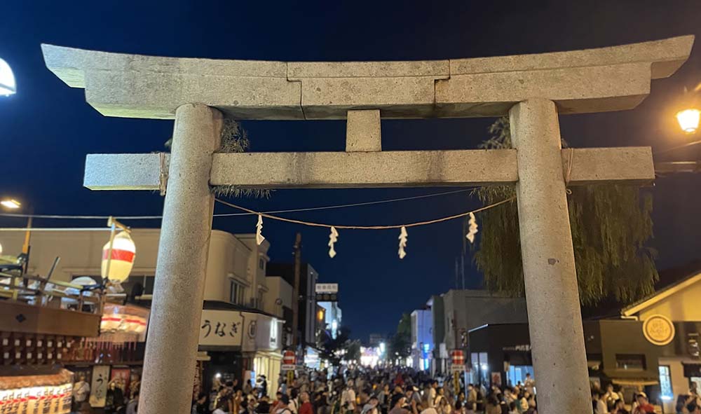 三嶋大社近辺の夏祭り