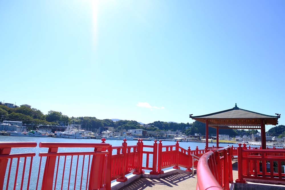 宮城県気仙沼の浮見堂