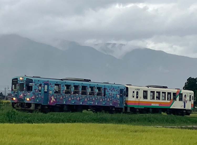 山形県長井市の風景